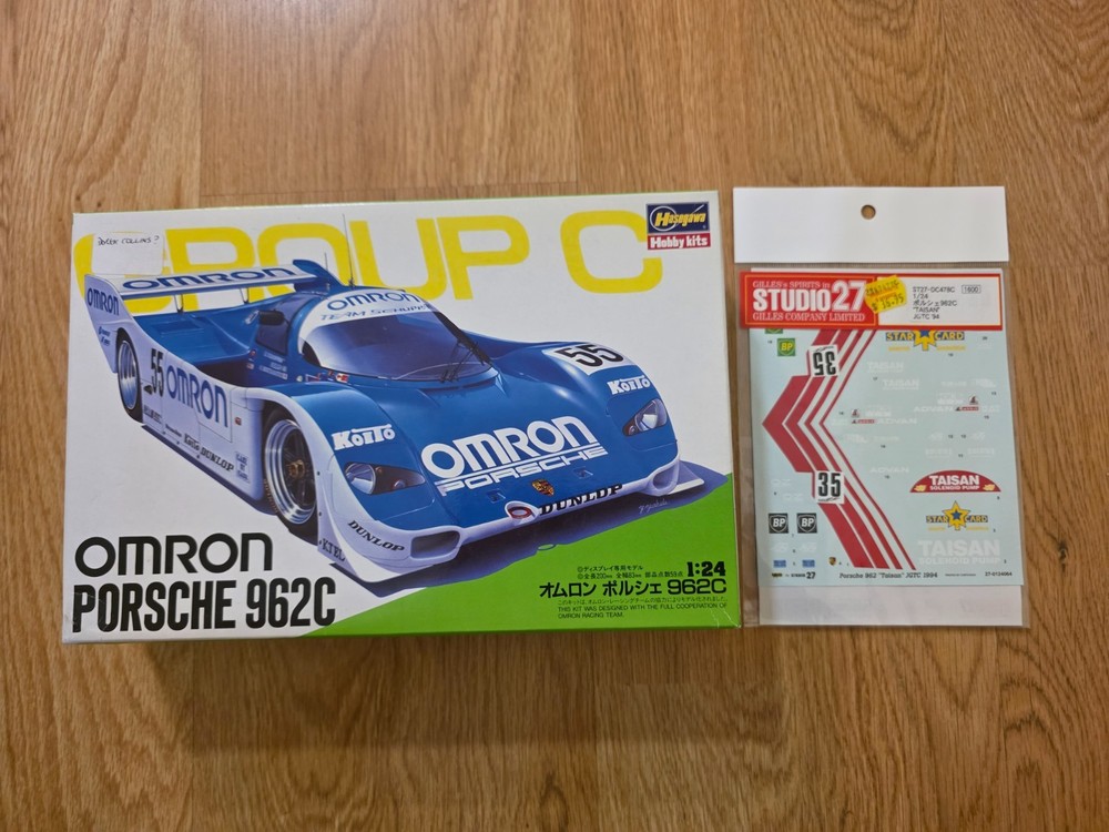 1/24th Hasegawa Porsche 962C Omron/Taisan JGTC’94