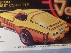 Vintage MPC BIG 1/20 LASER VETTE 1-0743 NEW OLD STOCK FACTORY SEALED 1979 MINTY