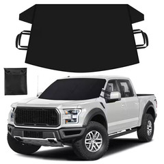 73.5″ X 42.5″ X-Large Insulationtruck Windshield Cover for Ice Snow, 600D Oxford