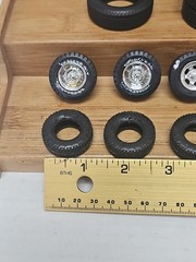 Tires & Wheels 1:25 Scale Model Car Parts Lot Assortment 21 Wheels.