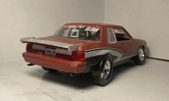 1:25 Scale 1990 FORD MUSTANG LX 5.0 DRAG CAR *PRE-BUILT REVELL MODEL*