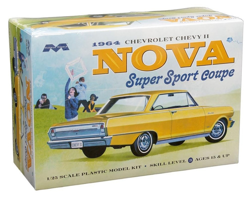 Moebius Models (MOE-2320) Moebius 2320 1964 Nova Super Sport Coupe Model Car Kit