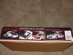 1990 Monogram Exotic Car Series 1954 Mercedes 300 SL GULLWING Partially Built.