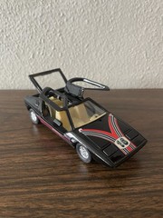 1/36 Michelotti Lazer Superior Racers Black Pull-Back Racer —Works Great!