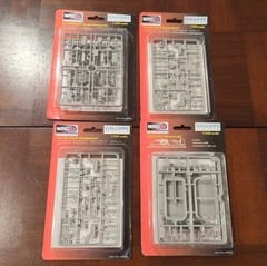MRC Gallery Models 1/350 Lot of 4 Carrier Deck LCAC Marines Armor Model Kits NEW