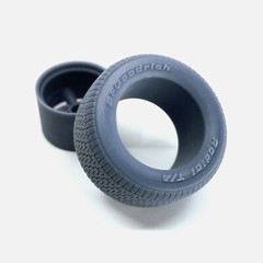 1/24 Resin 15 inch Torq Thrust D Wheels, BFGoodrich Radial T/A Tires, and Brakes