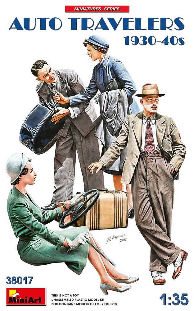 Miniart 1/35 Auto Travelers 1930-40s (4) 38017
