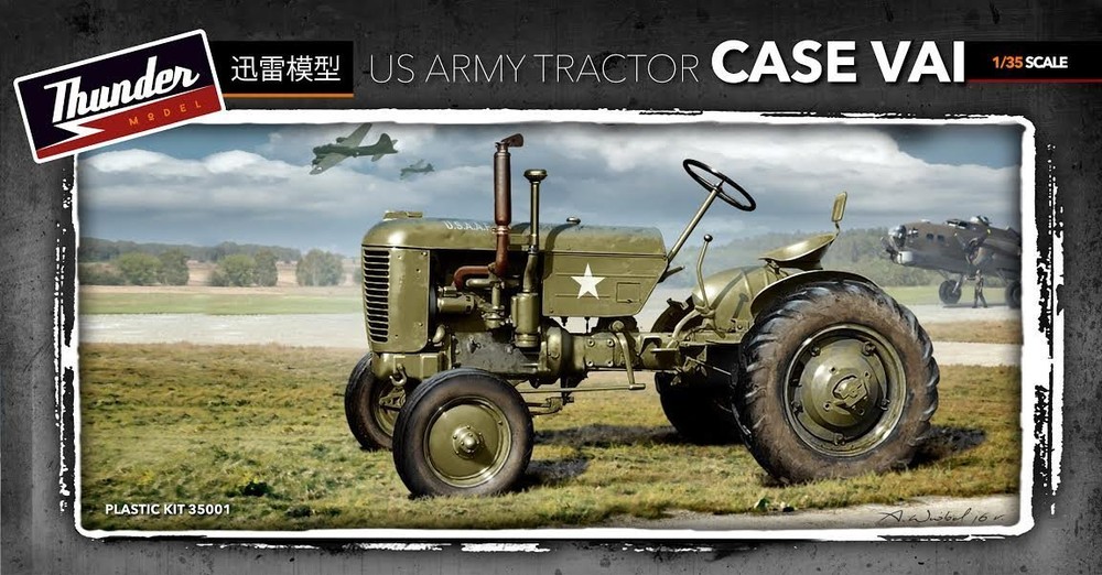 Thunder Model #35001 1/35 U S Army Tractor Case VAI Model kit new in box