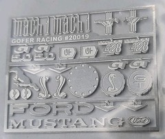 GOFER RACING Ford Mustang Photo Etch Parts Torino MODEL KITS 1/24 1/25 20019