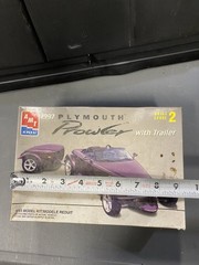 1997 PLYMOUTH PROWLER WITH TRAILER 1/25 AMT / ERTL OPEN BOX – Brand new