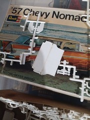 Complete M19C No Instruction ’57 CHEVY NOMAD Model Kit #H-1260-200 1/25 1969