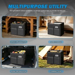 Dna Motoring Trunk Organizer For Suv Large Capacity Car Organizer And Storage 4