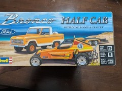 Revell Ford Bronco Half Cab With Dune Buggy 1/25 Scale Model Kit
