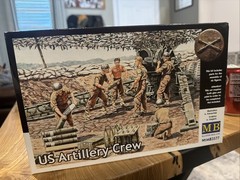 Master Box 3577 US Artillery Crew WWII Plastic Model Kit 1/35 scale