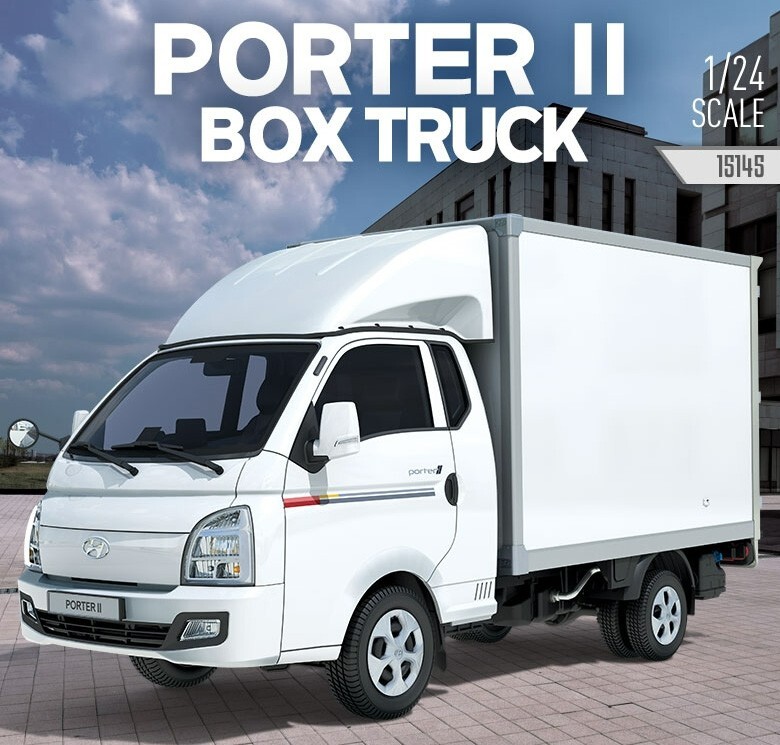 Academy 1/24 Hyundai Porter II Box Truck #15145 🧩MCP🧩📌Listed in USA📌