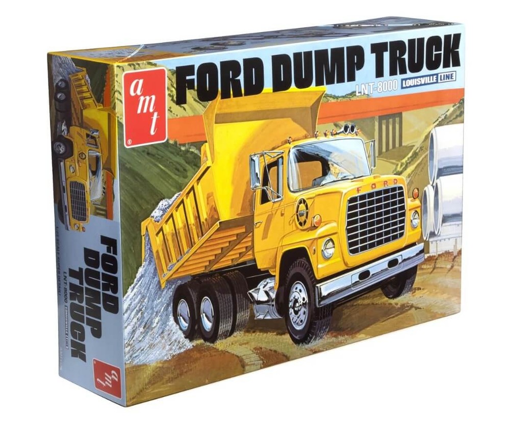 AMT 1/25 Ford LNT‑8000 Louisville Dump Truck Model Kit Heavy Duty AMT1526