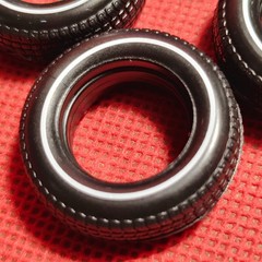 White Wall Tires 1977 GMC Van 1:25 scale model car part Revell