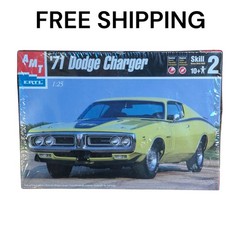 AMT ’71 Dodge Charger Model Kit # 30053 Factory Sealed 1:25 Mopar R/T Hemi NEW