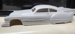 1/24 scale resin 3d printed 1949 Cadillac Pro Mod drag body model slot car