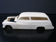 Jimmy Flintstone 1949 Mercury Woodie chopped wagon body resin 1/25 scale NB282