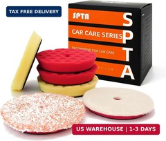Buffing Polishing Pads, SPTA 6 Inch 150mm Body Repair Polishing Pad Set Made for