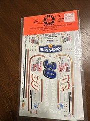 Slixx Decals 1417 1/25 Scale #30 Rudy’s Farm Grand Prix NASCAR