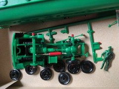 Atlantis White-Fruehauf Sinclair Gas Truck Model Kit H1402 Open Box Parts Built