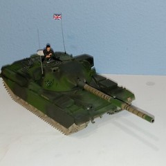 British Chieftain Mk5 Main Battle Tank scale model