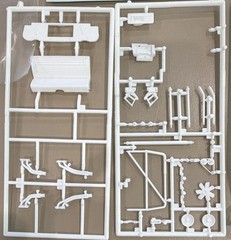 PIECES decals, glass, misc – Lindberg 1964 Dodge 330 Super Stock 1:25 Kit 72174