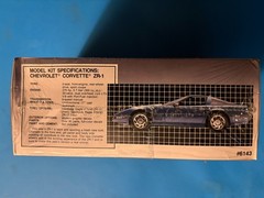 1991 CHEVROLET CORVETTE ZR-1 COUPE MODEL KIT AMT ERTL 1/25 SCALE NEW SEALED LOOK