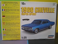 1966 Chevelle Super Sport Model Kit – Lindberg 1/25 – Open Box