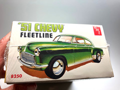 ’51 Chevy Fleetline kit #1 by AMT new in factory wrapping
