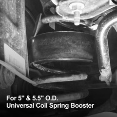 Heavy-Duty Round Rubber Coil Spring Spacer for Car, Enhance Spring Rate for 5″ &