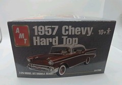 1957 Chevy Hard Top, 1:25 Scale Model. New Box Is Open. Skill Level 2