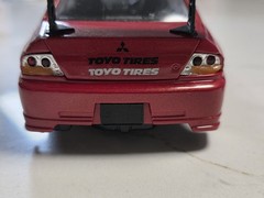 AMT 2005 Mitsubishi Lancer Tokyo Drift Fast and the Furious 1/25 Incomplete READ