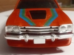 Built 74 Plymouth GTX 440 6 Pak Road Runner 1/25 Scale Model Mopar Muscle Car