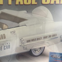 🏁Lindberg🏁1953 Ford⭐️Convertible⭐️Indy Pace Car 1/25 Model 500 Sealed