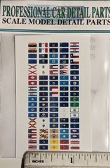 1/64 scale model car assorted USA state flag license plates state tags