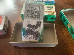 Lot Of 4 Revell Highway Pioneers Model Kits. Mercedes Rambler Sears Buggy Rolls