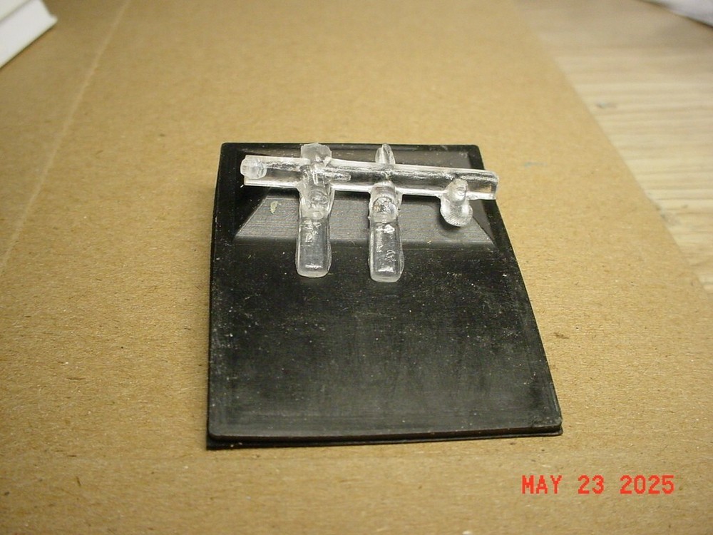 Vintage Clear Rectangular Light Lenses Set of 2 1/25 Part fb462