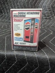 Doozy 1/24 Soda VENDING MACHINE Pepsi Resin Plastic Model kit. NIB!!!!