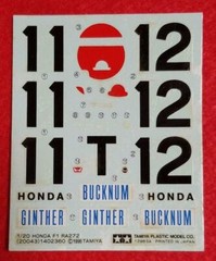 Honda F-1 RA272 Tamiya 1/20 No.43