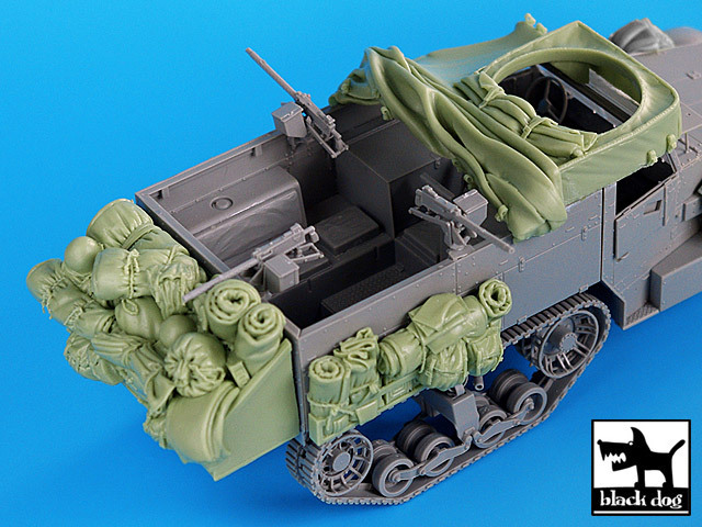 Black Dog 1/35 US M2 Half-track WWII Accessories Set No.1 (for Dragon) T35035
