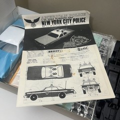 Yodel 1:24 Plymouth Fury New York City POLICE Motorized Unassembled Model Kit
