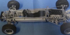 Ebro Brabham BT18 Honda F2 Racecar 1/20 Model Kit 1966 Unassembled