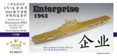FS700127 1/700 WWII USS Enterprise CV-6 1943 Aircraft Carrier Upgrade Set for Tr