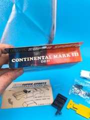 Lindberg SUPER SPORT 1972 CONTINENTAL MARK III Snap Fit Plastic Model Kit RARE