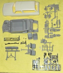 1969 Corvair Sport Wagon RESIN CURBSIDE KIT~1/25 w/ Interior, Chassis, Engine