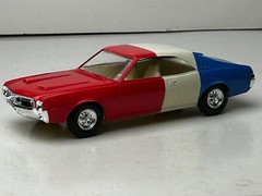 Jo-Han 1969 AMC Javelin SST Promo Car with Original Box, Red to Blue