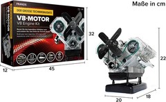 V8 Engine Model Kit: Build a Transparent Working 8-Cylinder Engine in Hours